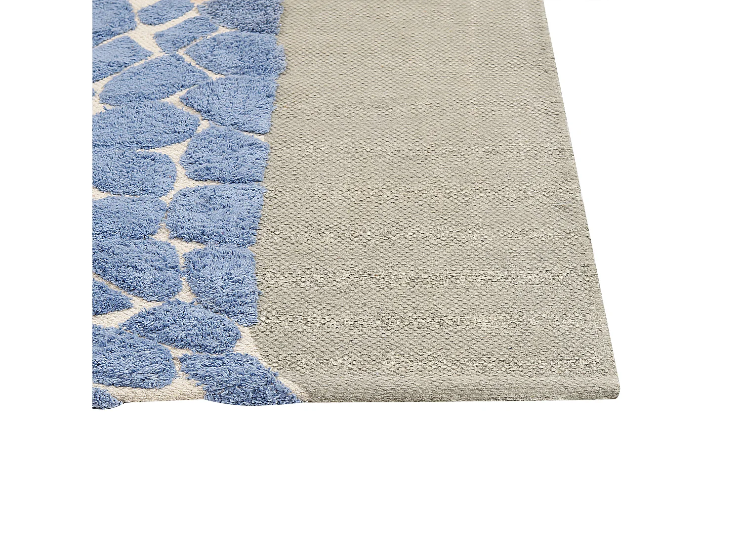 Tapete de algodão multicolor com motivo de girafa 80 x 150 cm SAKUBO