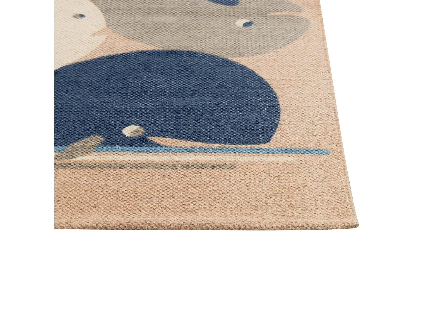 Tapis enfant SEAI Beige 80 x 150 cm Coton