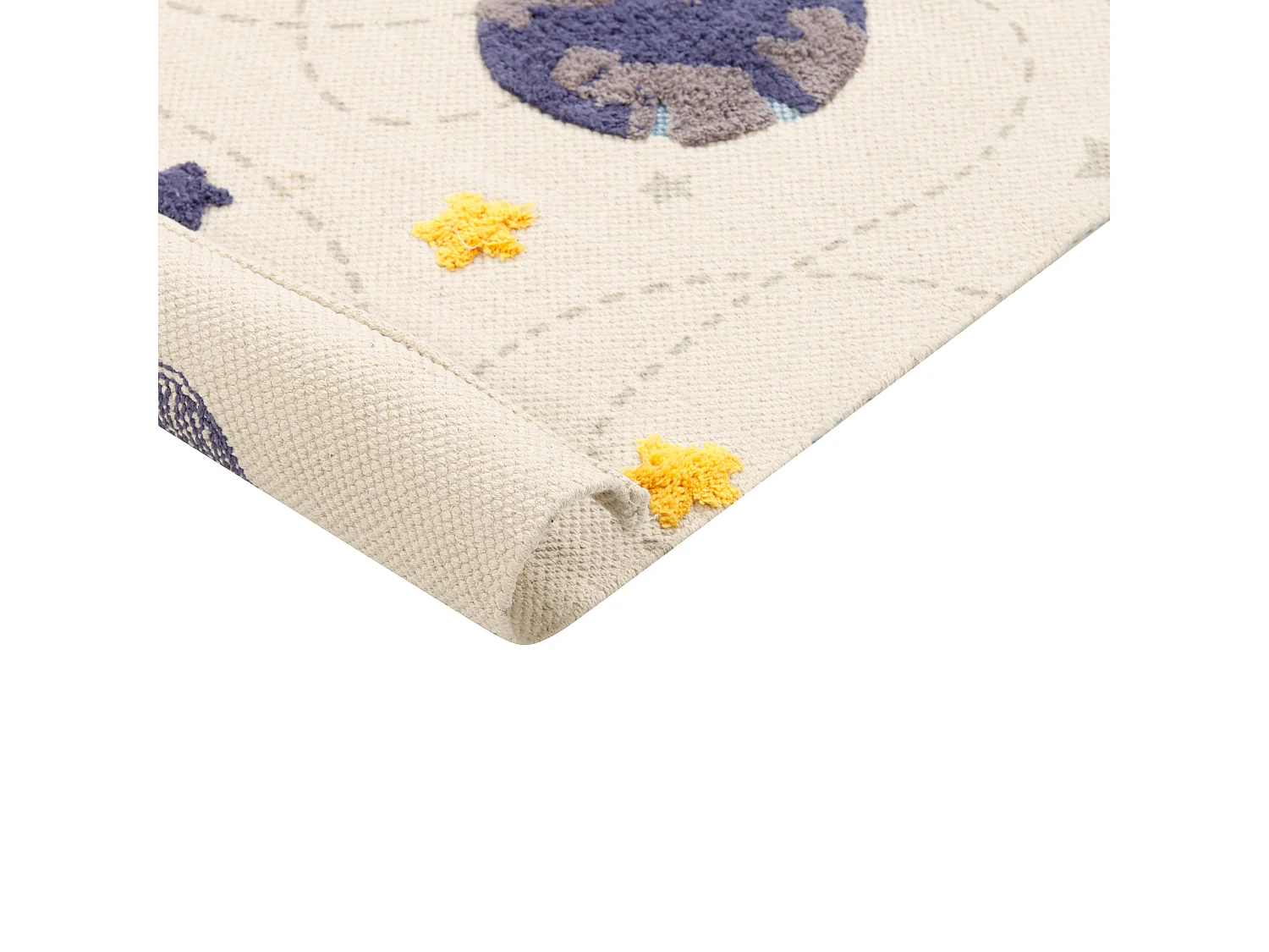 Vloerkleed katoen meerkleurig 80 x 150 cm LANGSA