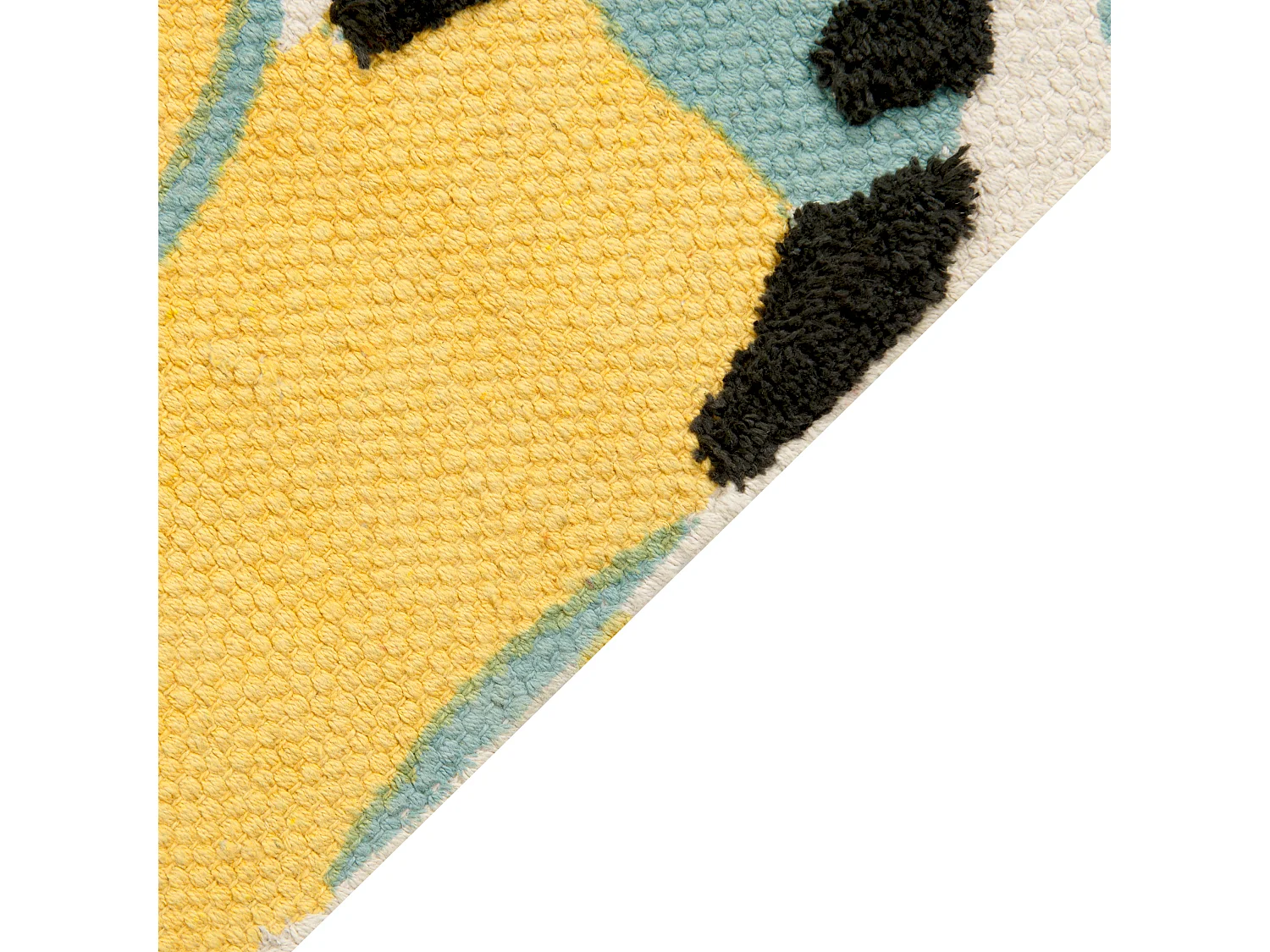 Dywan dziecięcy bawełniany motyw zwierzęcy 80 x 150 cm wielokolorowy TUTUT