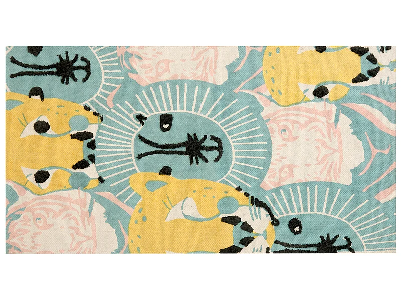 Tapis enfant TUTUT Multicolore 80 x 150 cm Coton