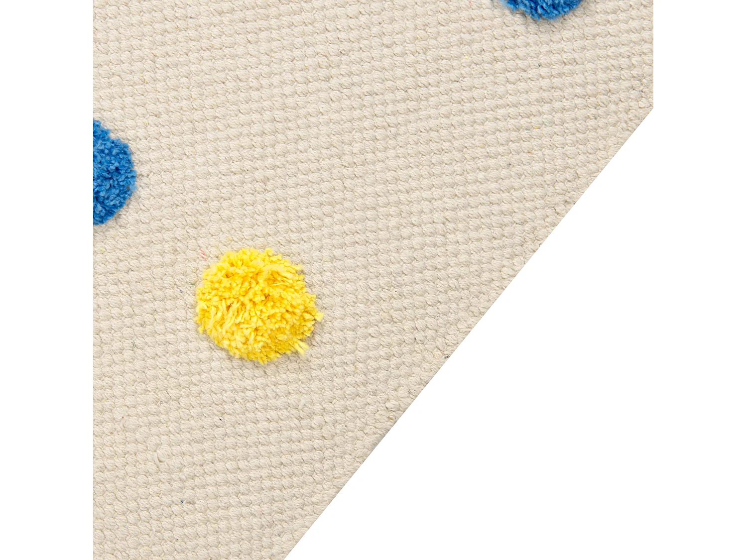 Dywan dziecięcy bawełniany 80 x 150 cm wielokolorowy LELES