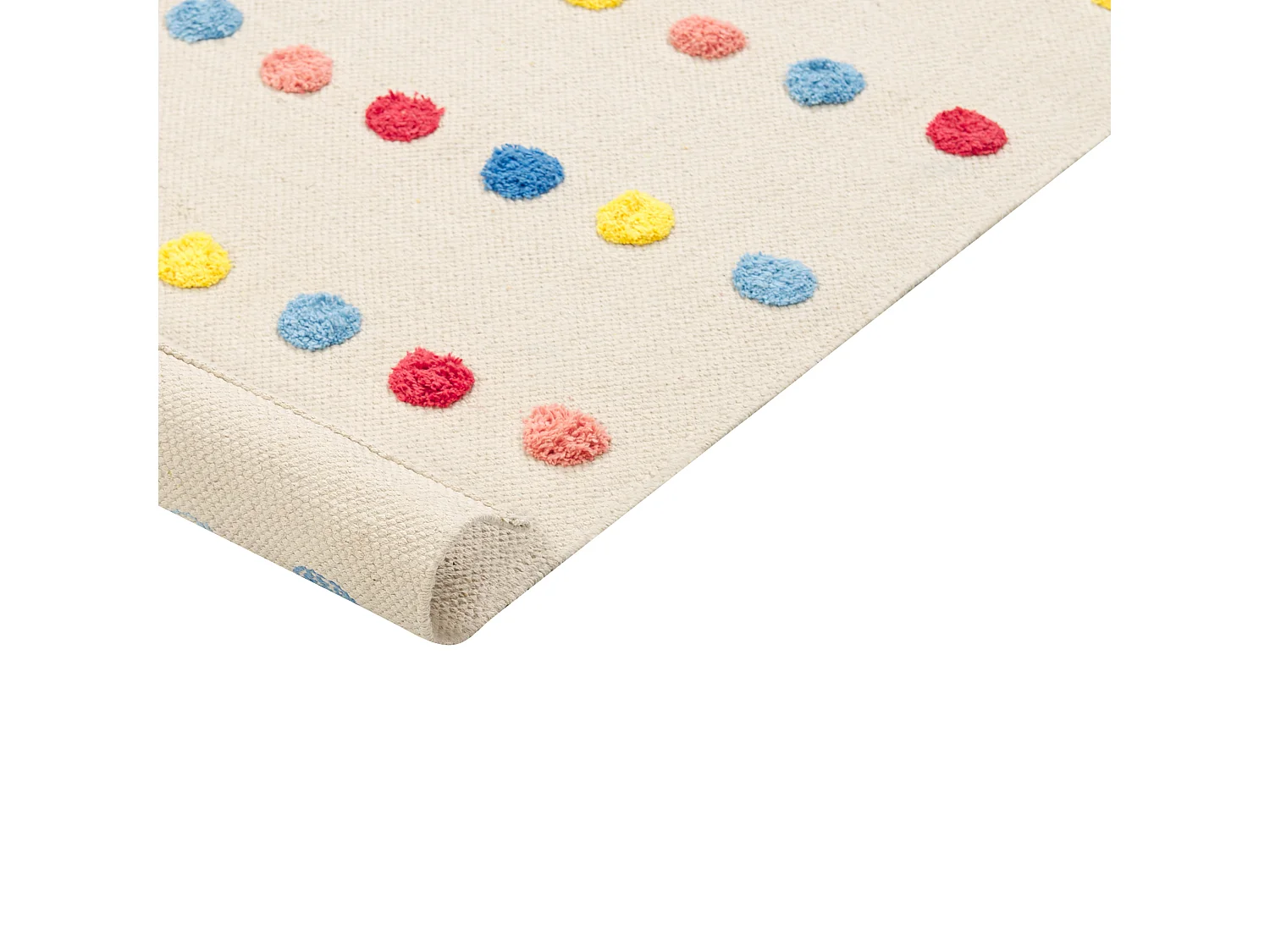 Vloerkleed katoen meerkleurig 80 x 150 cm LELES