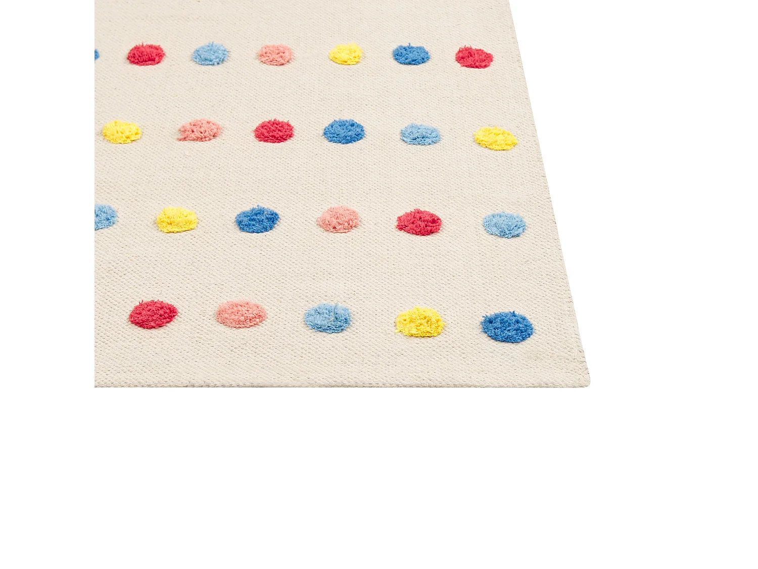Tapis enfant en coton 80 x 150 cm multicolore LELES