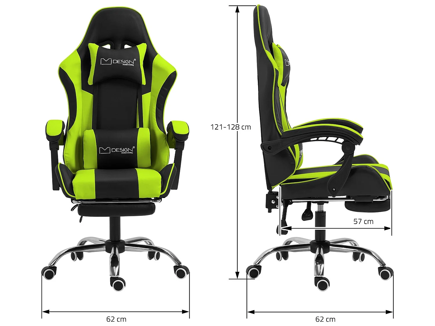 Massage Gaming Chair Chaise de bureau Racing Chaise de bureau Gaming Chair Régla