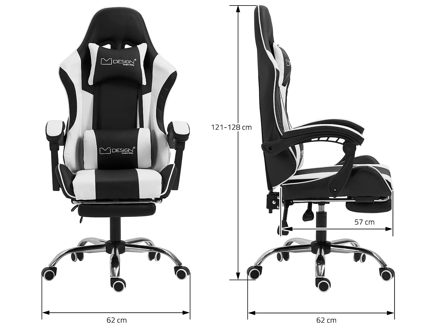 Massage Gaming Chair Chaise de bureau Racing Chaise de bureau Gaming Chair Régla