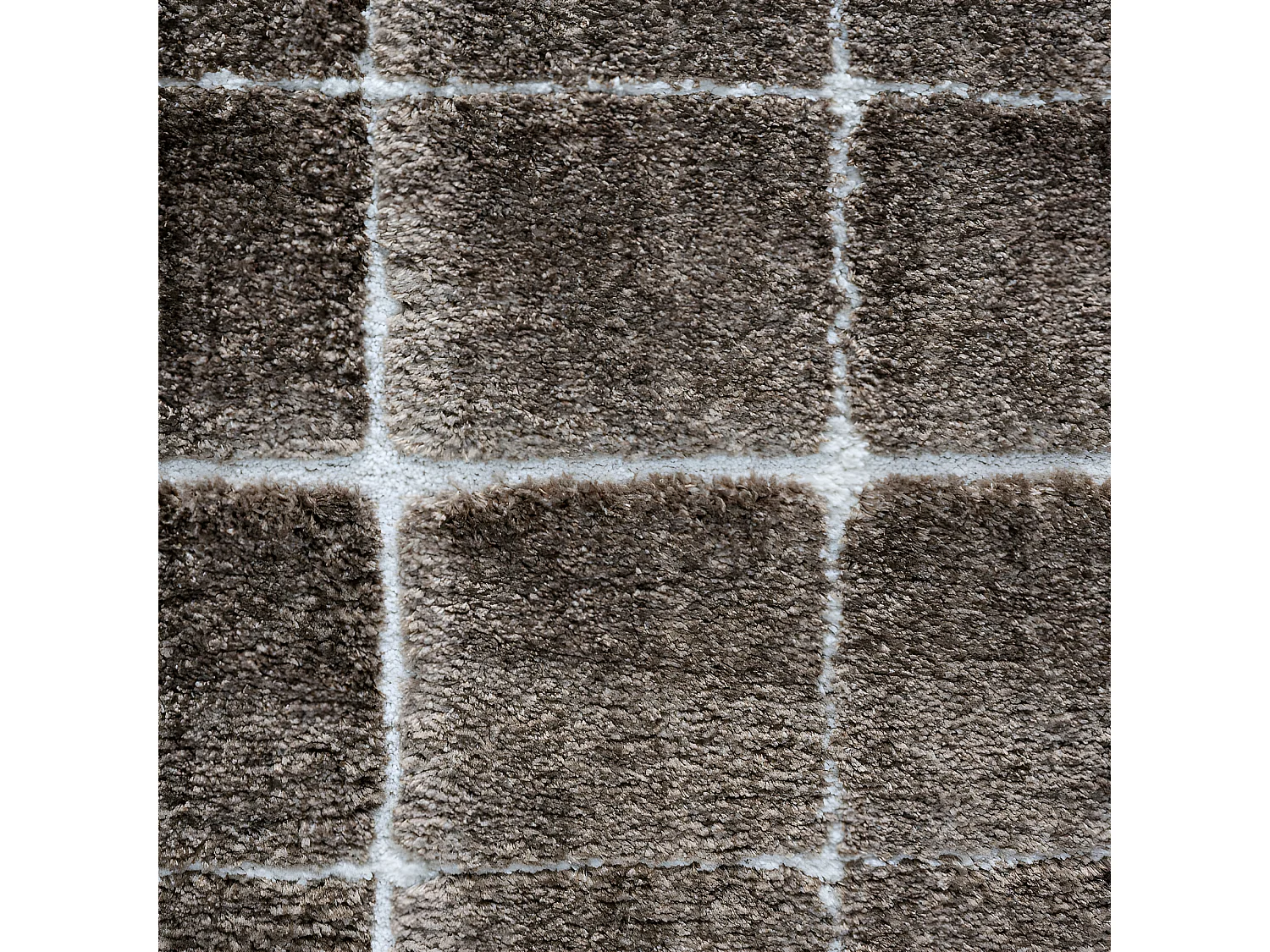 Byron VII - Tapis contemporain ovale -  Taupe - 200x290cm