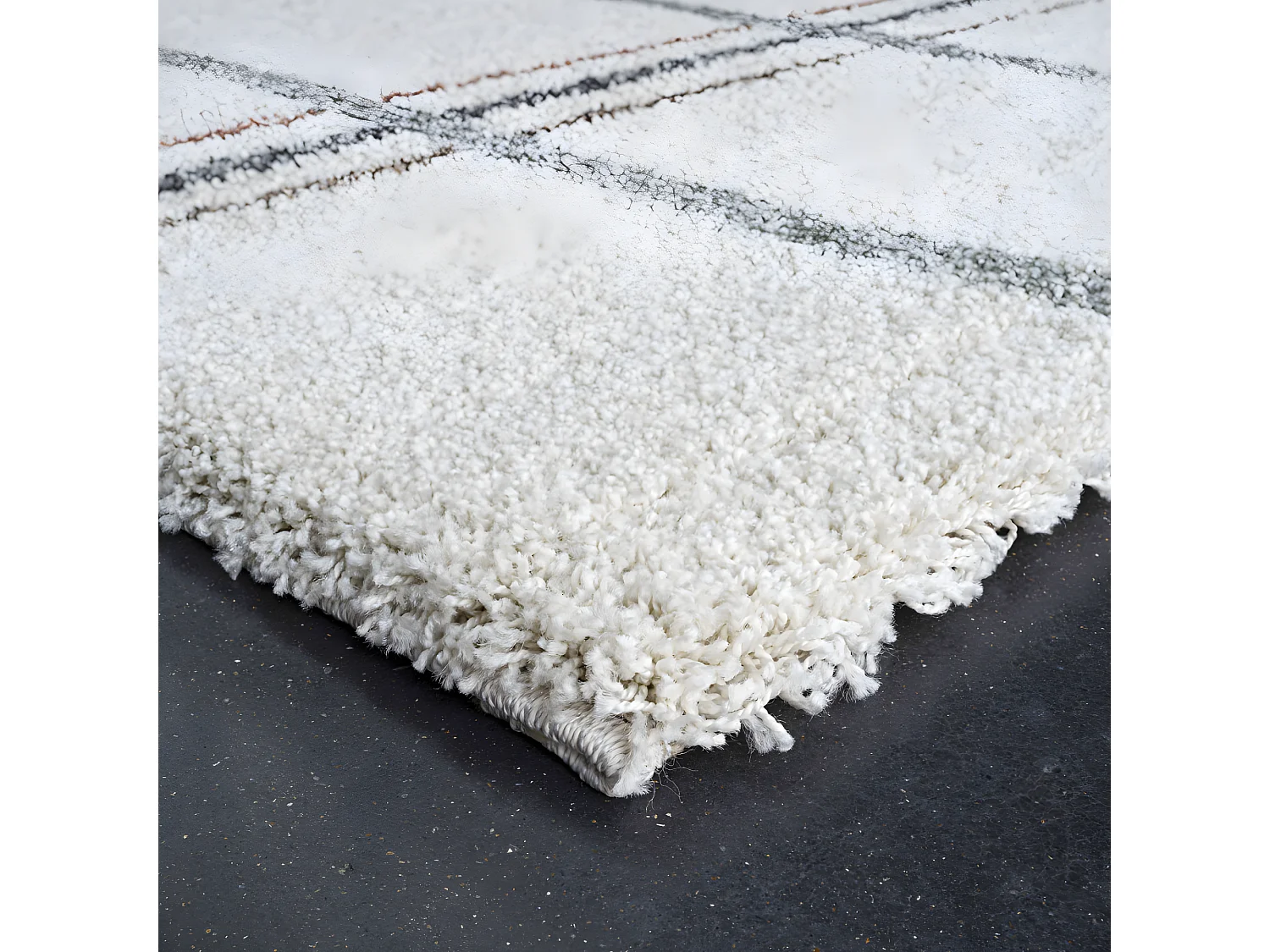 Miles - Tapis contemporain à motif géométrique -  Multicolore - 160x230cm