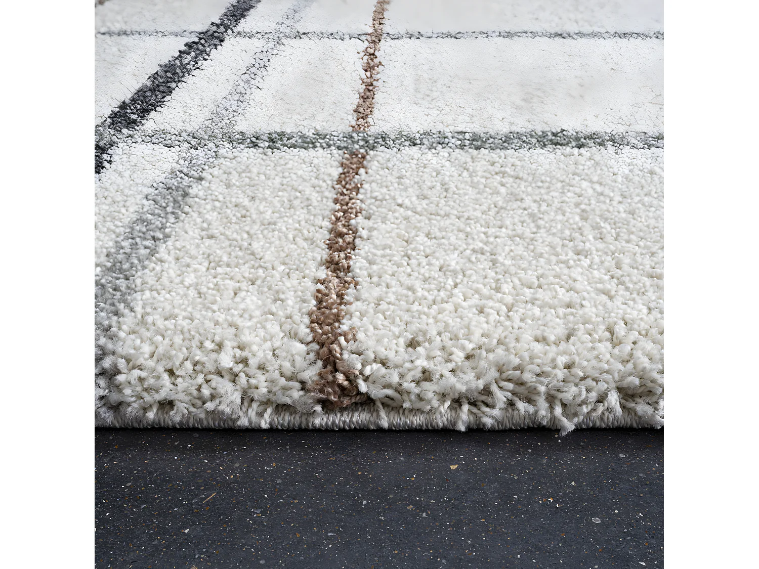 Miles - Tapis contemporain à motif géométrique -  Multicolore - 160x230cm