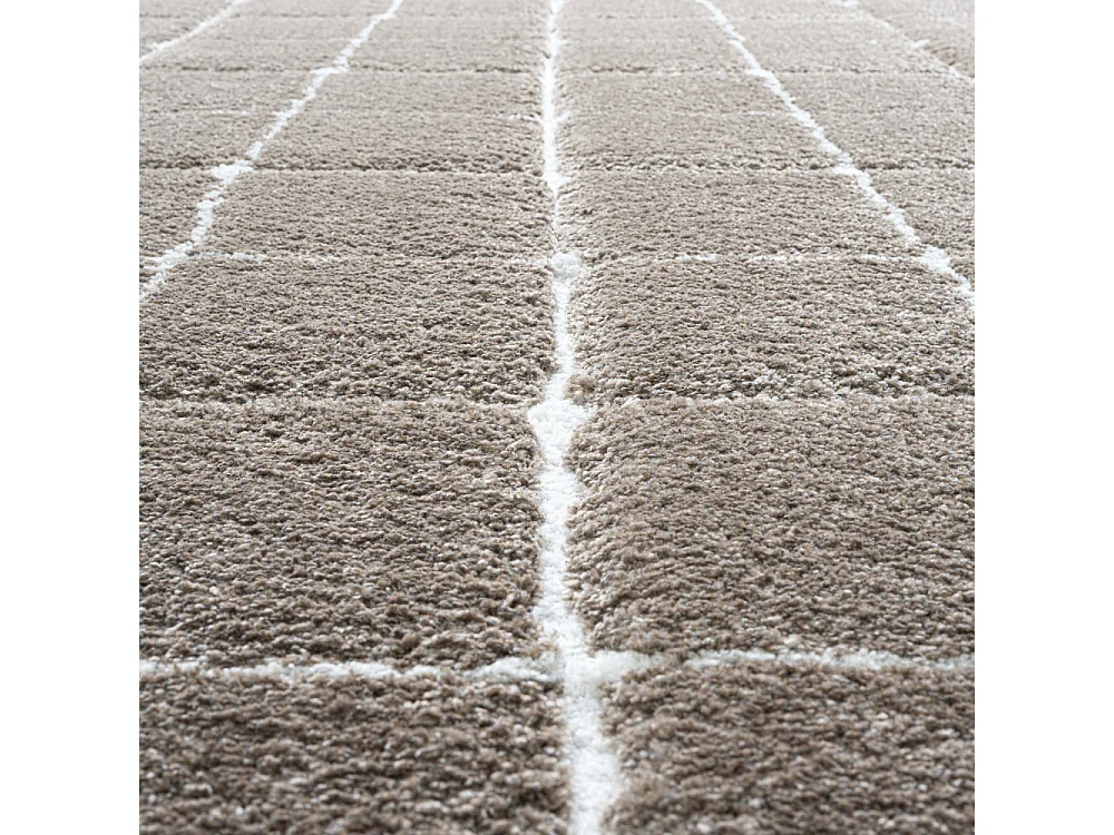 Byron IV - Tapis contemporain -  Taupe - 160x230cm