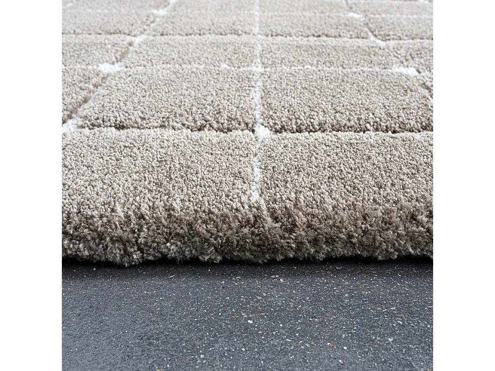 Byron IV - Tapis contemporain -  Taupe - 160x230cm