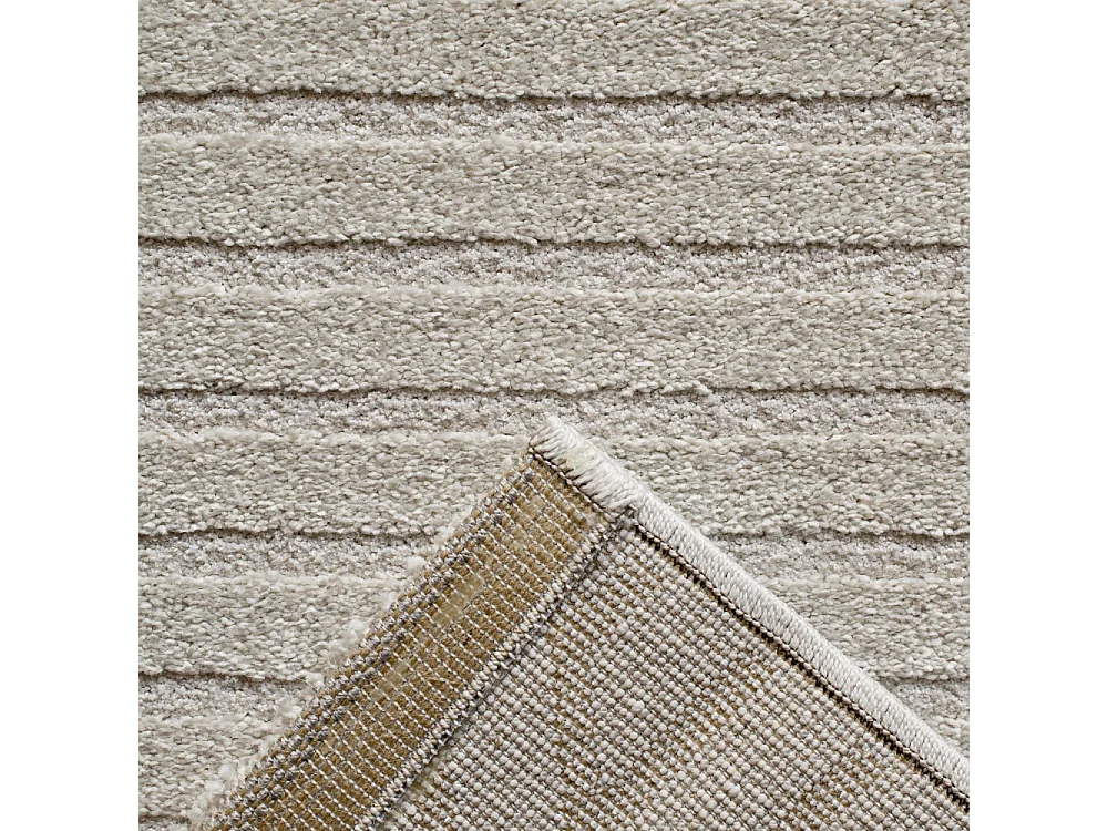 Dixie II - Tapis contemporain à motif géométrique -  Écru - 160x230cm