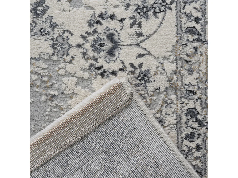 Augusta - Tapis d’inspiration vintage -  Gris - 160x230cm