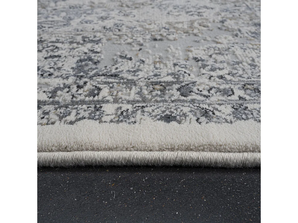 Augusta - Tapis d’inspiration vintage -  Gris - 160x230cm