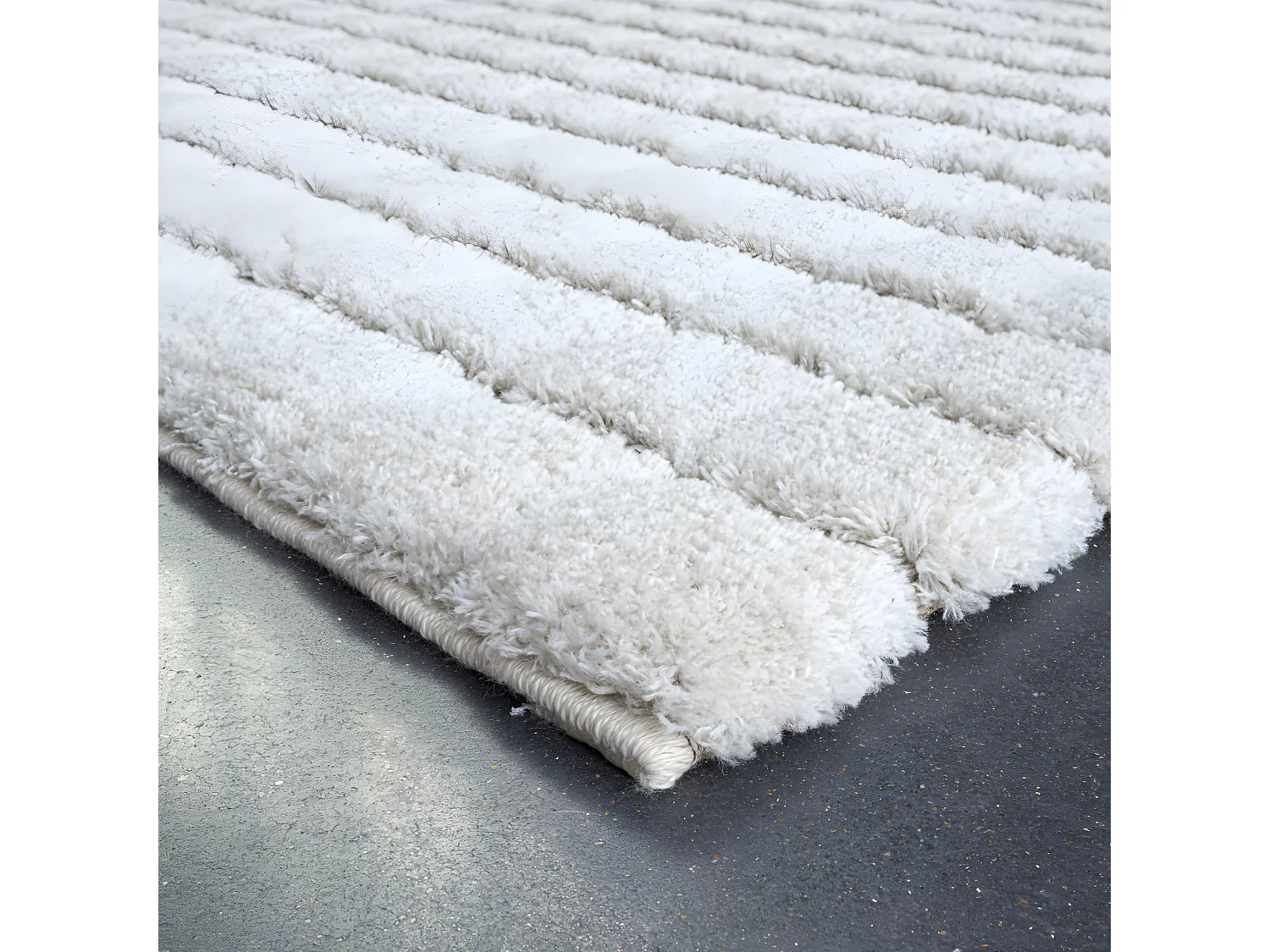 Melton - Tapis contemporain -  Écru - 160x230cm