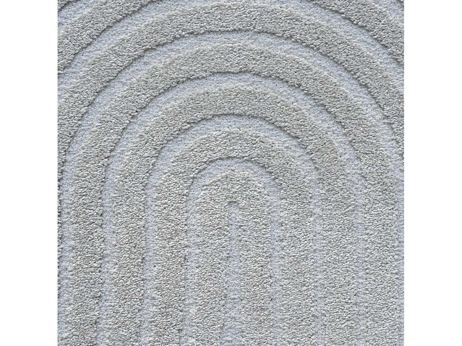 Hills - Tapis contemporain à motif géométrique -  Écru - 160x230cm