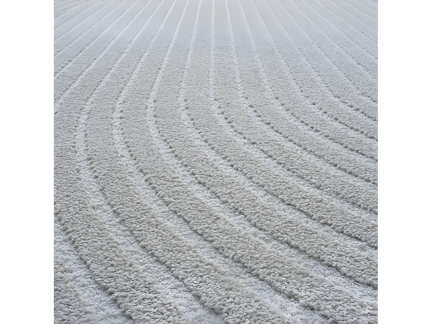 Hills - Tapis contemporain à motif géométrique -  Écru - 160x230cm