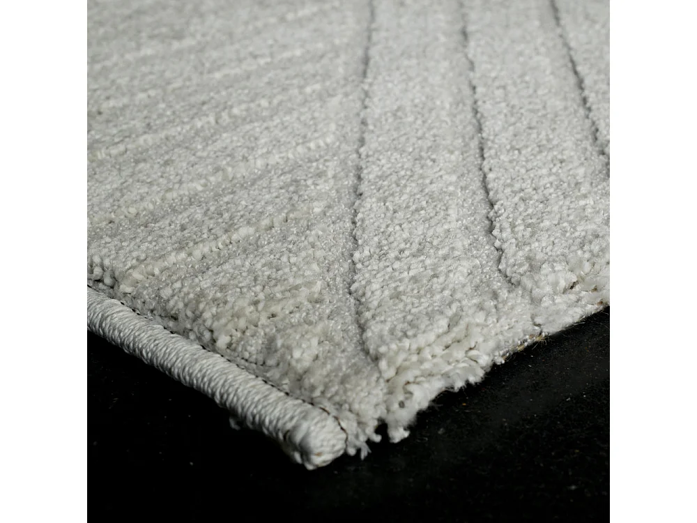 Dixie II - Tapis contemporain à motif géométrique -  Écru - 200x290cm