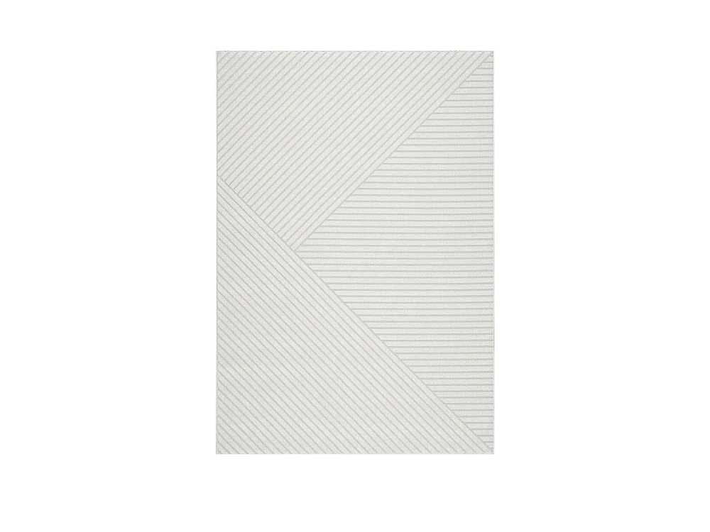 Dixie II - Tapis contemporain à motif géométrique -  Écru - 200x290cm