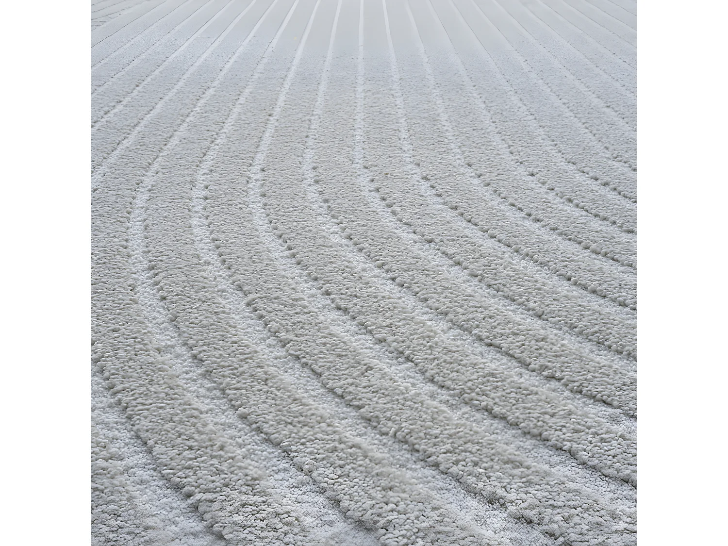 Hills - Tapis contemporain à motif géométrique -  Écru - 200x290cm