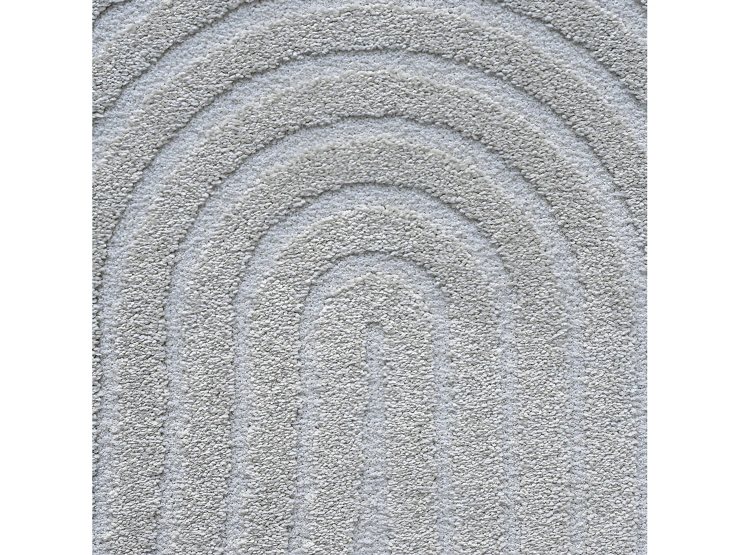 Hills - Tapis contemporain à motif géométrique -  Écru - 200x290cm