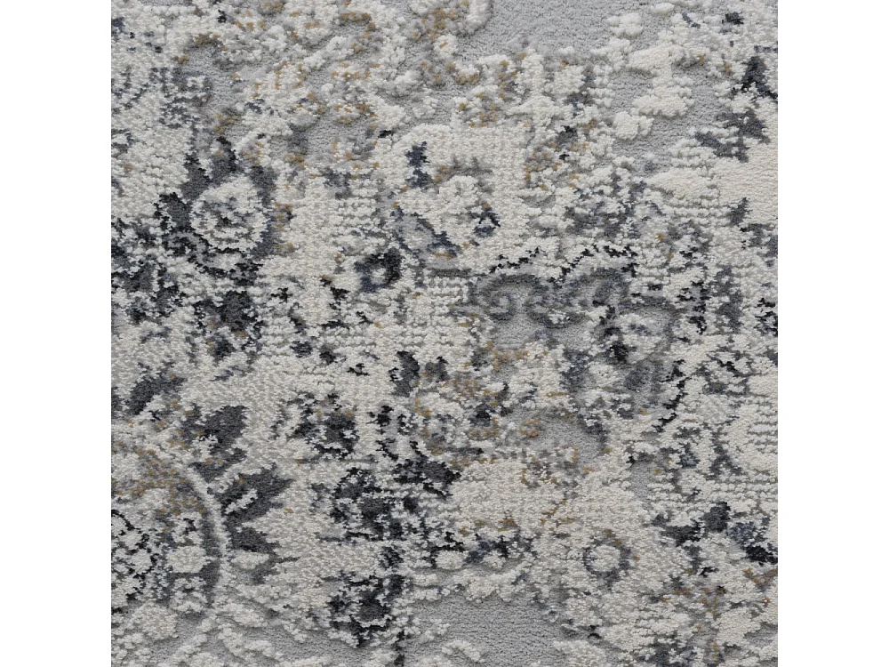 Augusta - Tapis d’inspiration vintage -  Gris - 200x290cm