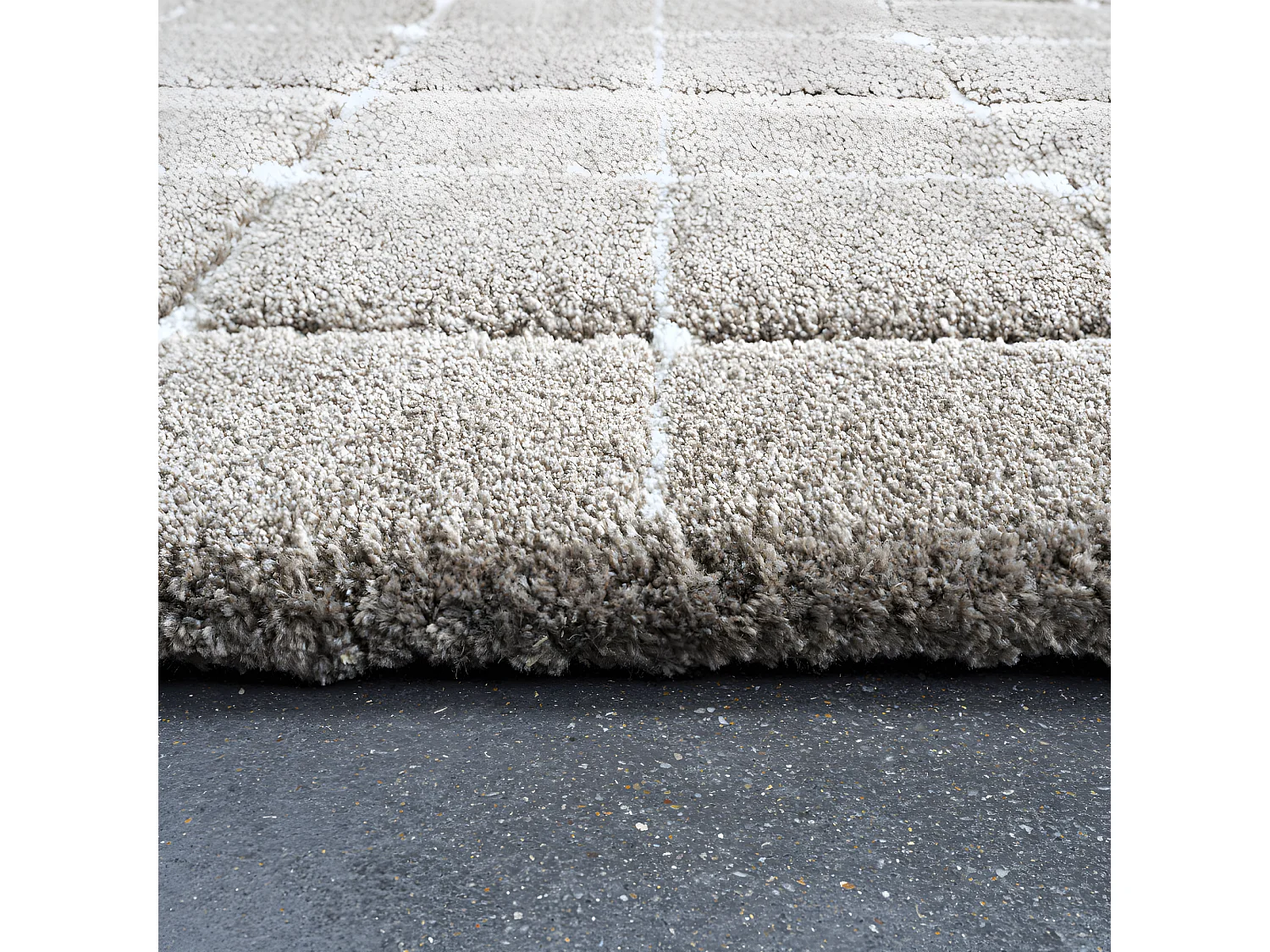 Byron IV - Tapis contemporain -  Taupe - 200x290cm