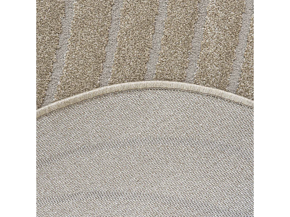 Elliott II - Tapis contemporain de forme organique -  Beige - 160x230cm