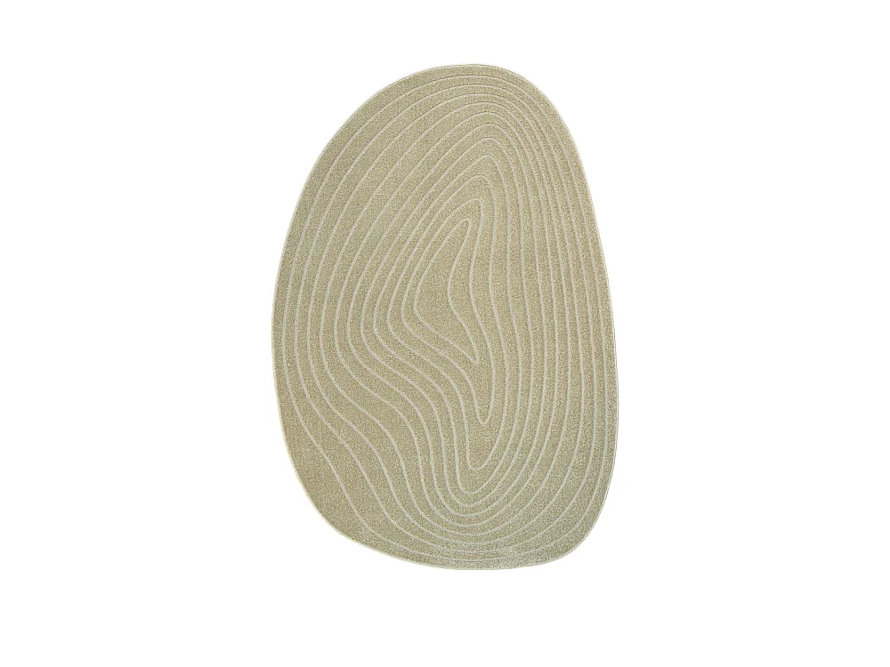Elliott II - Tapis contemporain de forme organique -  Beige - 200x290cm