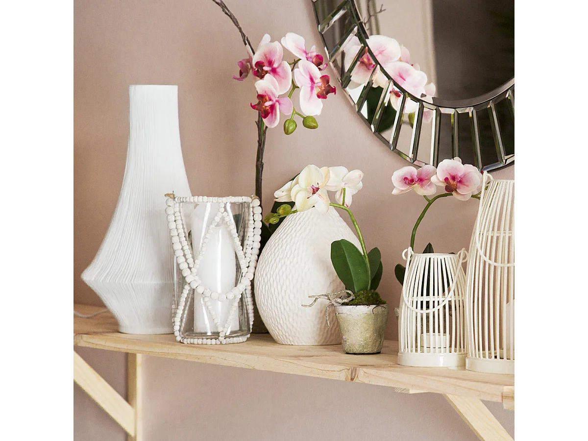 Lanterne Barrel Petit Format - Blanc