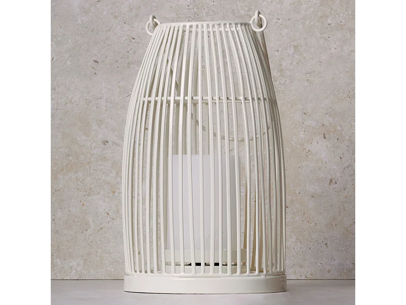 Lanterne Barrel Petit Format - Blanc