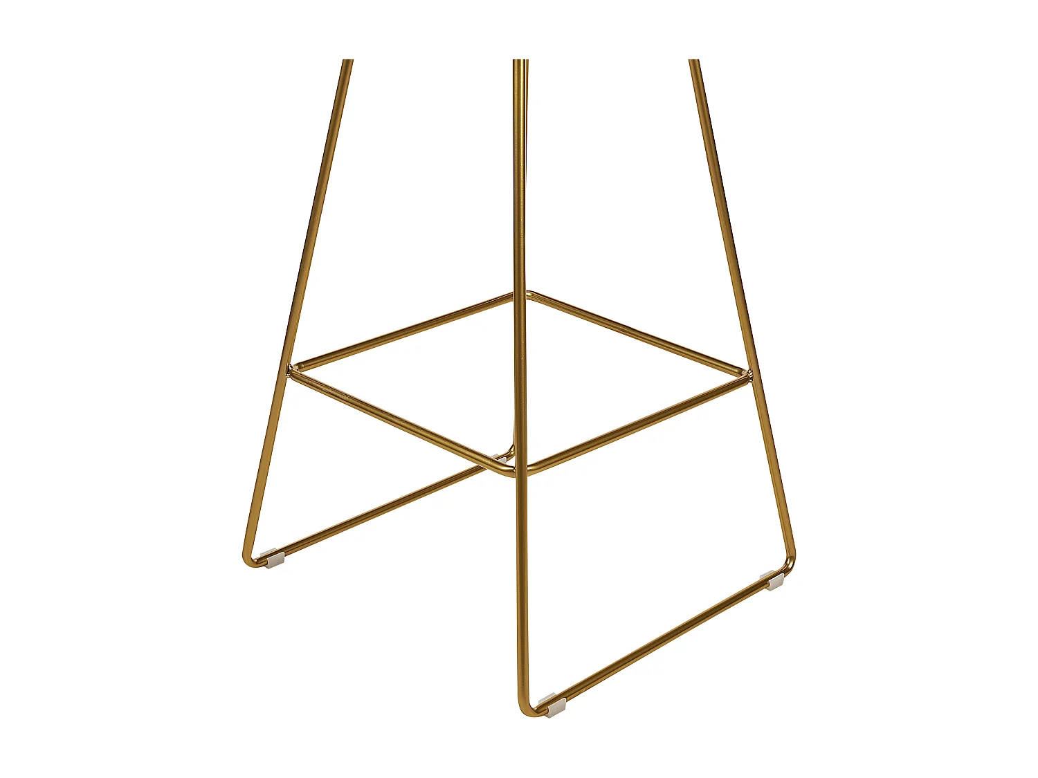 Lot de 2 chaises de bar BISBEE Métal Doré