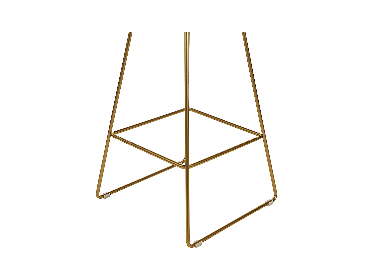 Lot de 2 chaises de bar BISBEE Métal Doré