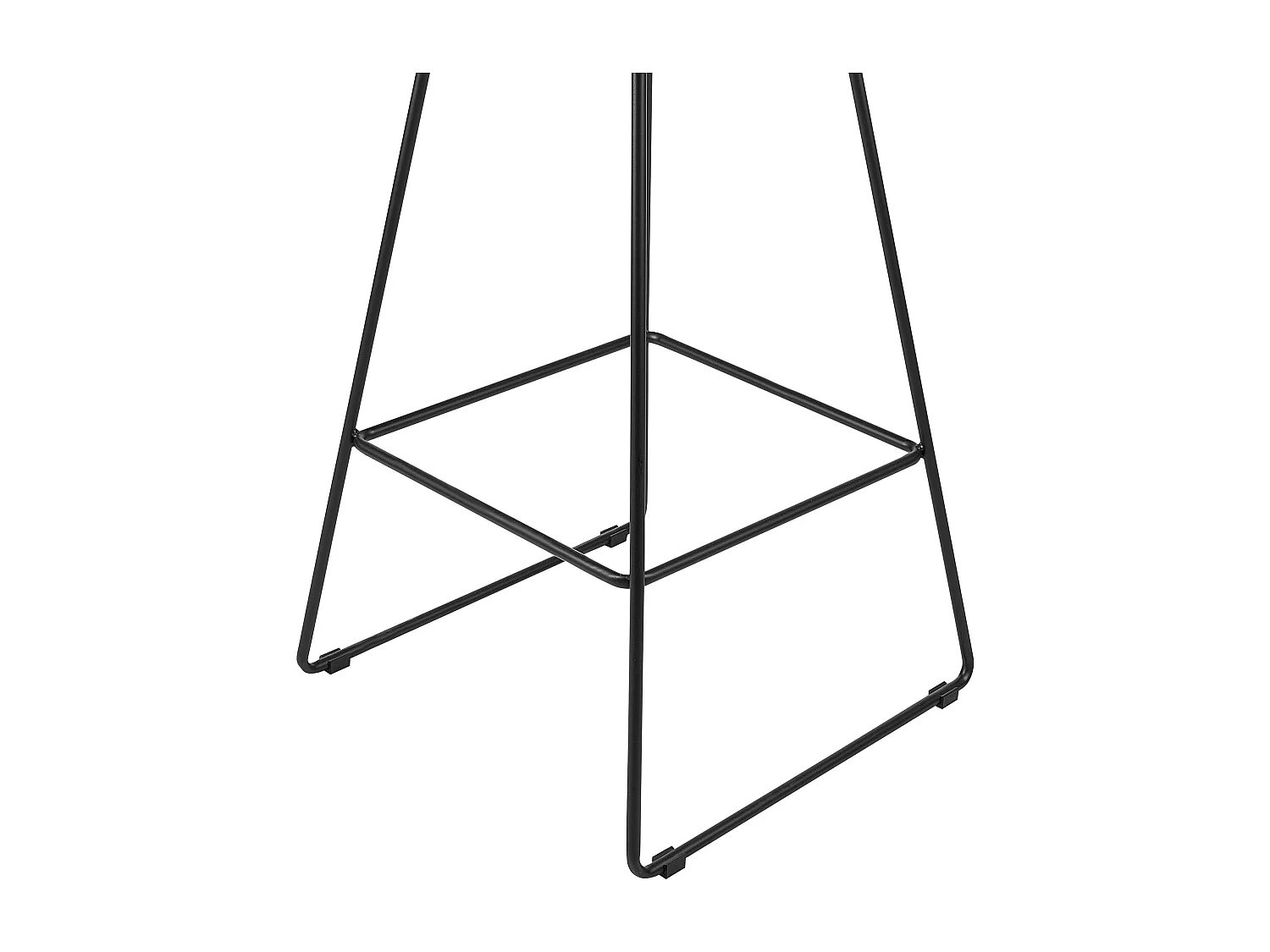 Set van 2 barstoelen BISBEE Metaal Zwart