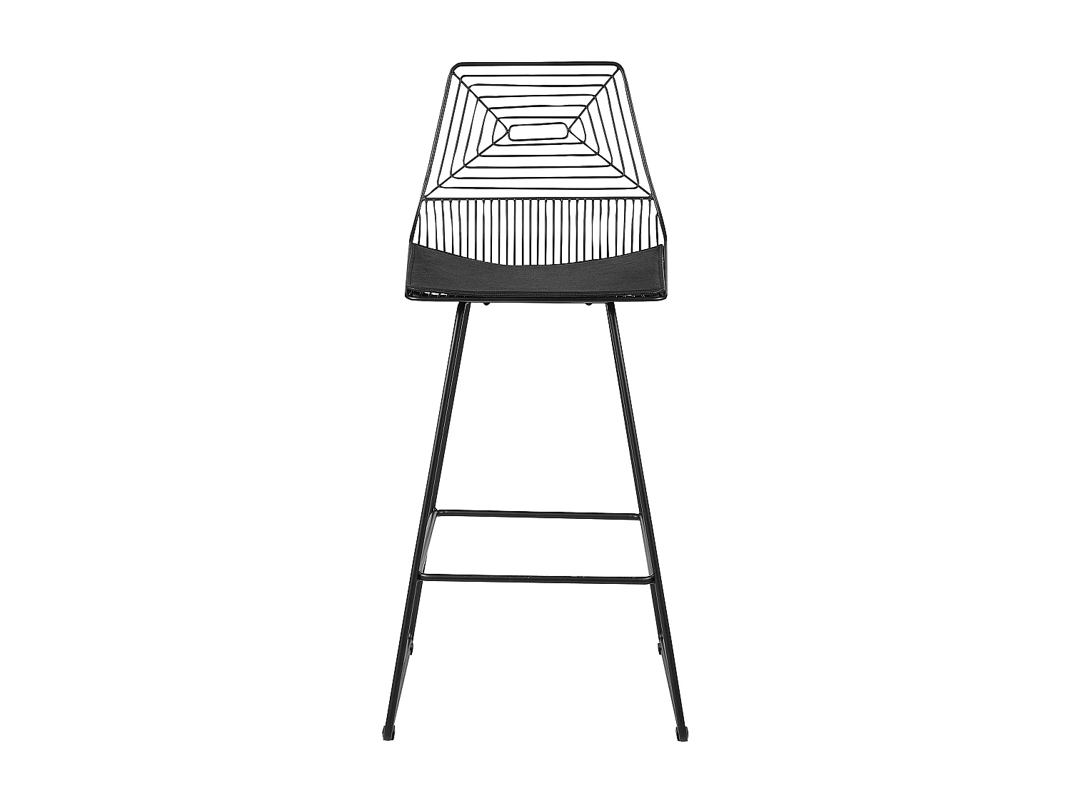 Lot de 2 chaises de bar BISBEE Métal Noir