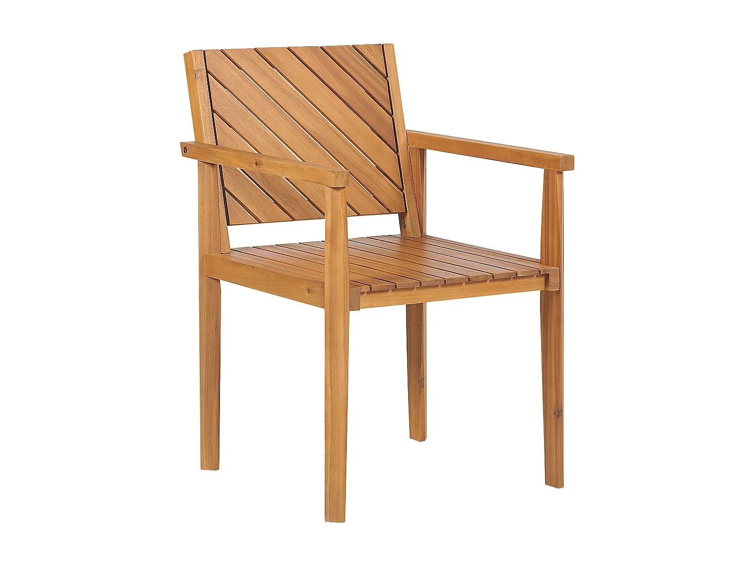 Set van 4 tuinstoelen BARATTI Acaciahout Bruin