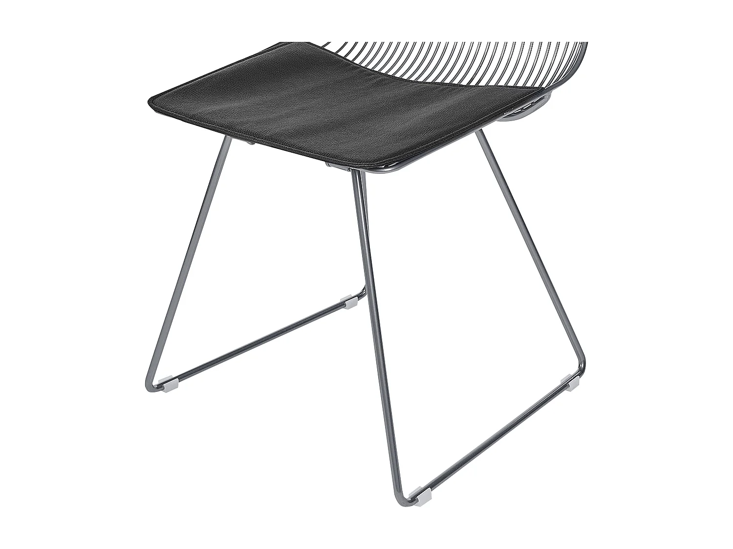 Set van 2 eetkamerstoelen BEATTY Metaal Zilver