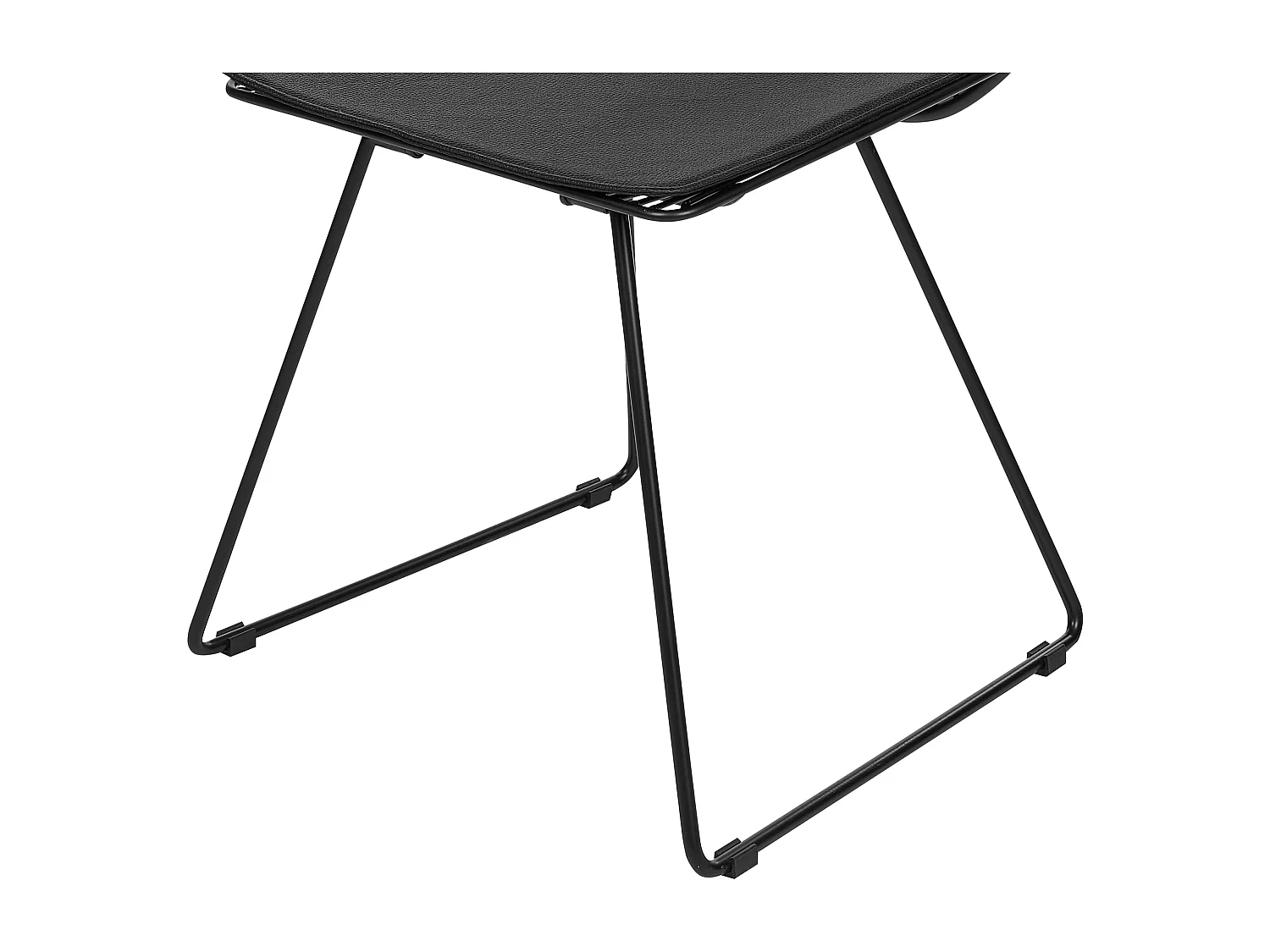 Conjunto de 2 cadeiras de jantar BEATTY Metal Preto