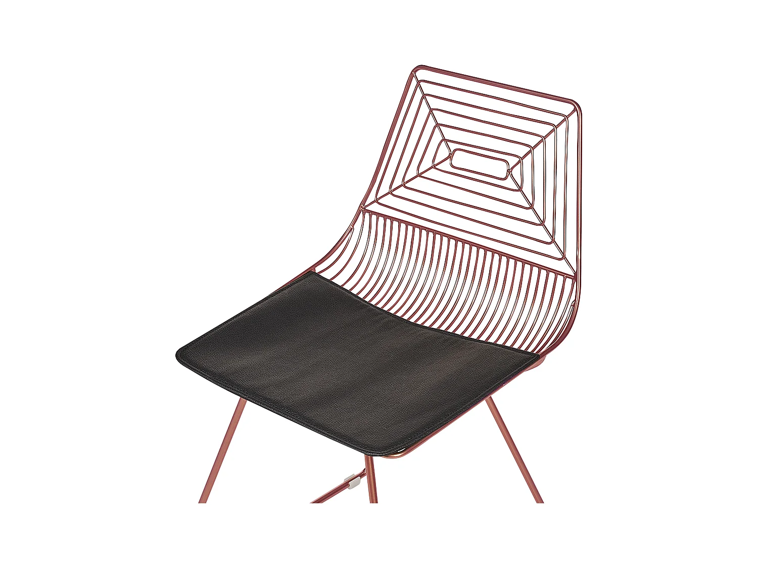 Set van 2 eetkamerstoelen BEATTY Metaal Roségoud