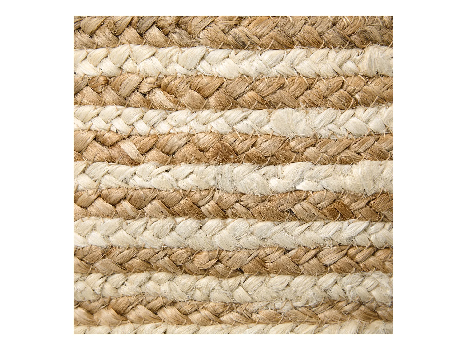 Set aus 3 handgefertigten natürlichen Jutekörben Kahu