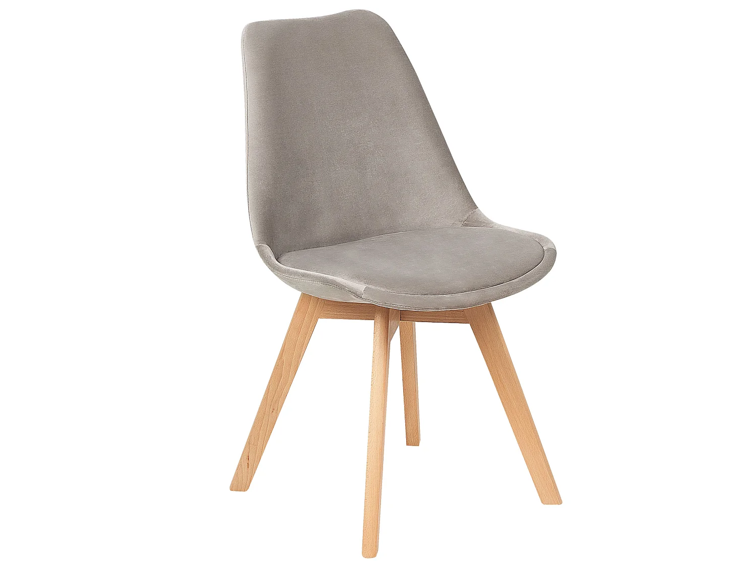 Lot de 2 chaises de salle à manger DAKOTA II Velours Taupe