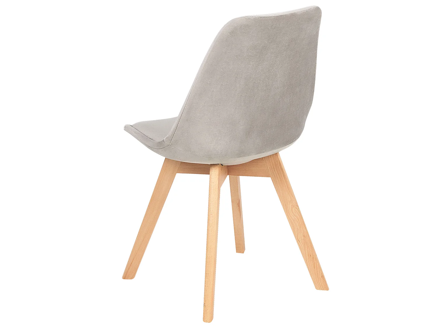 Lot de 2 chaises de salle à manger DAKOTA II Velours Taupe