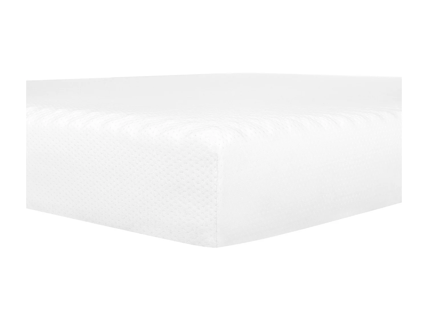 Weiße komfortable ergonomische Basic Foam Matratze 140x200x20 cm Pearl