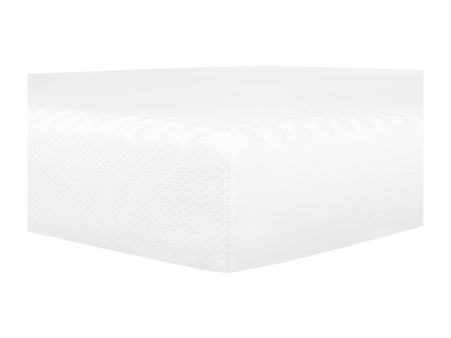 Weiße komfortable ergonomische Basic Foam Matratze 140x200x20 cm Pearl