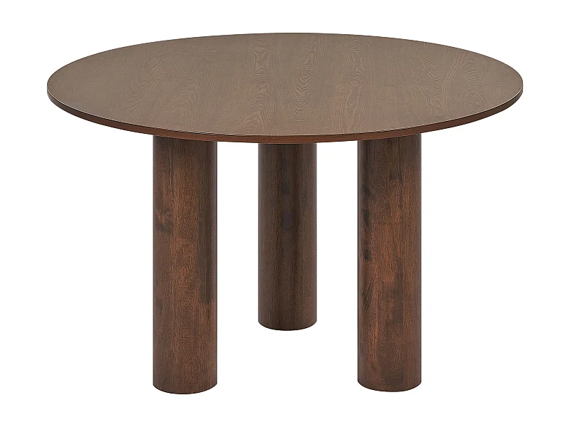 Table de repas ORIN Frêne foncé 120 cm 120 cm