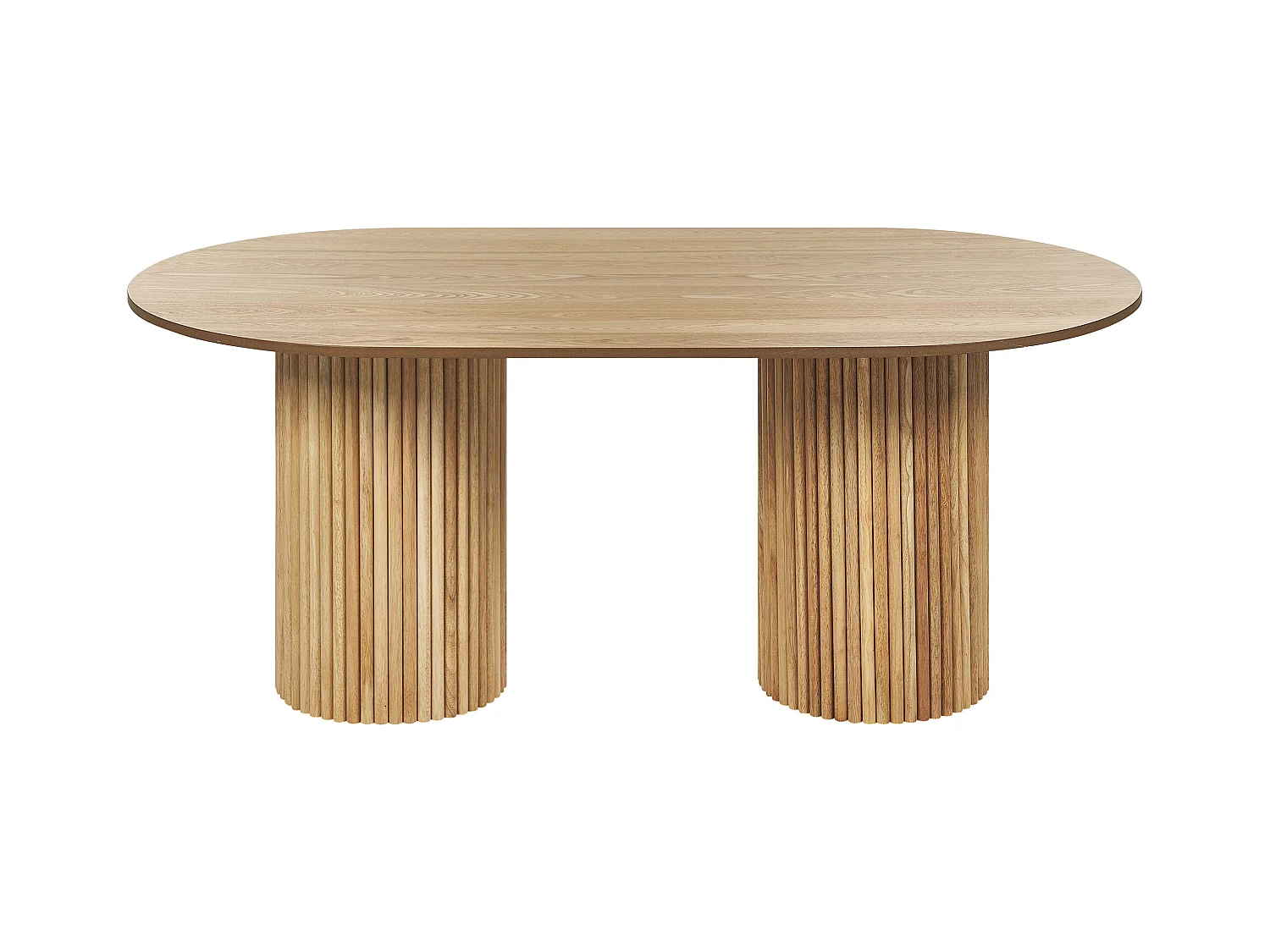 Esstisch SHERIDAN Naturfarbene Esche 180 cm 100 cm