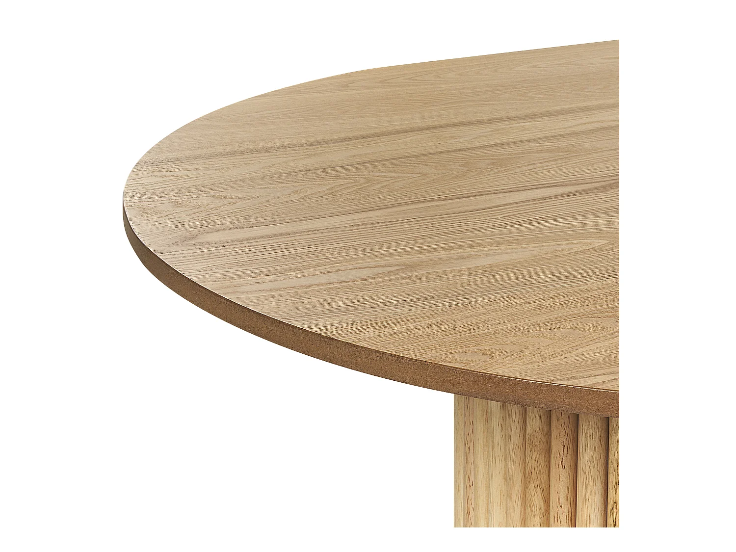 Esstisch SHERIDAN Naturfarbene Esche 180 cm 100 cm