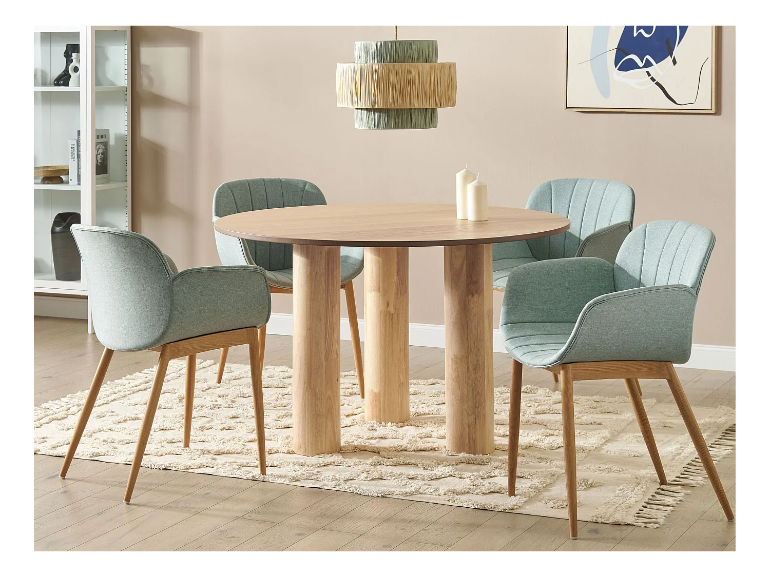 Table de repas ORIN Frêne clair 120 cm 120 cm