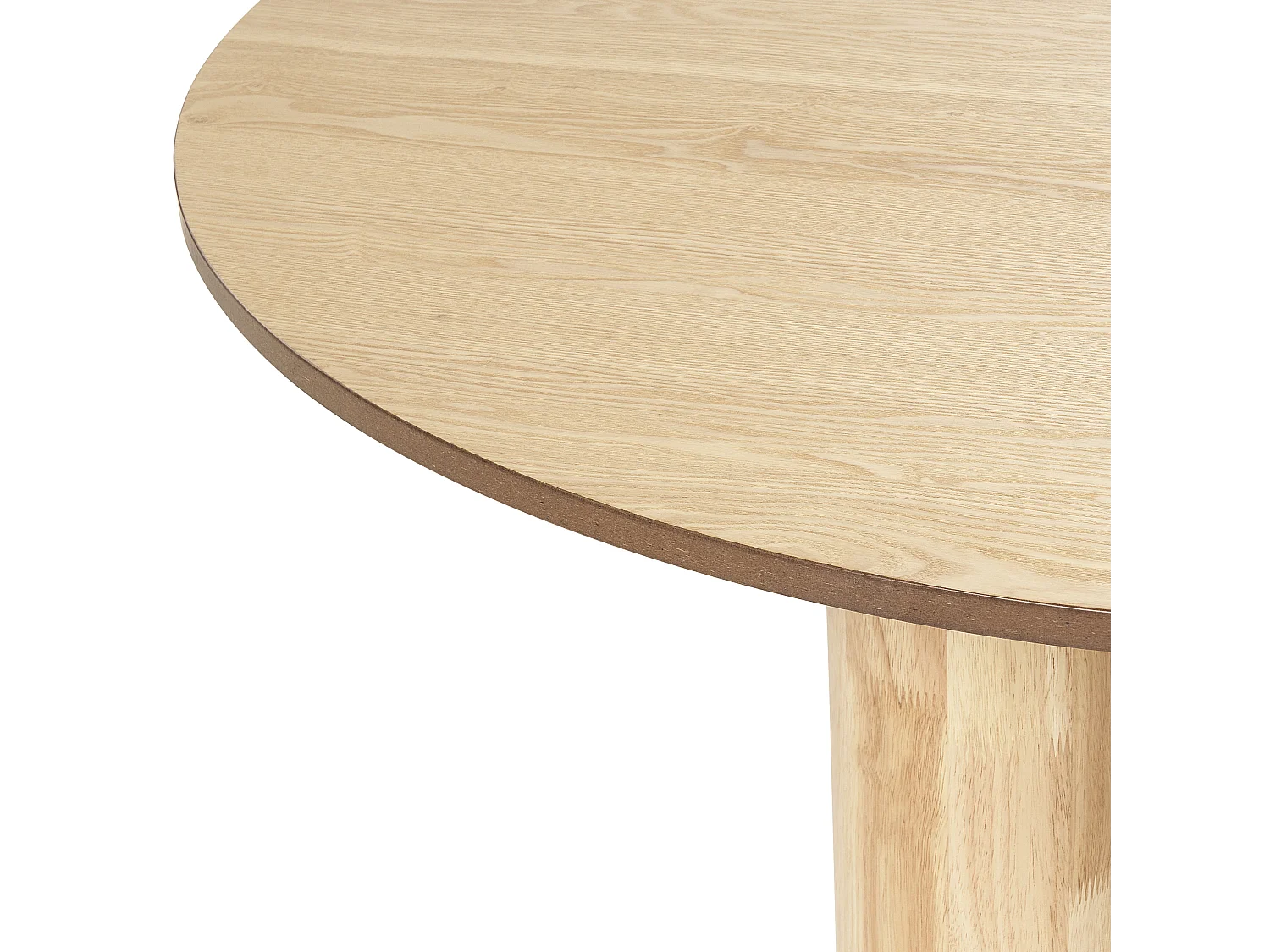 Eettafel ORIN Licht essenhout 120 cm 120 cm
