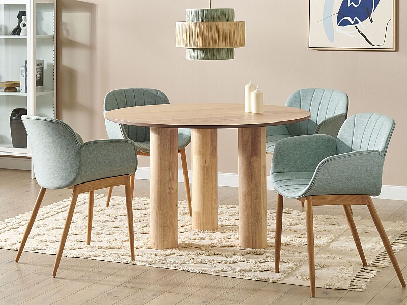 Esstisch ORIN Helle Esche 120 cm 120 cm
